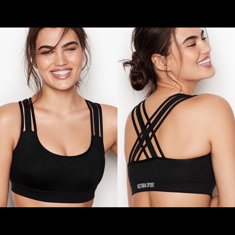 Victoria Secret Sports Bra Black Size S